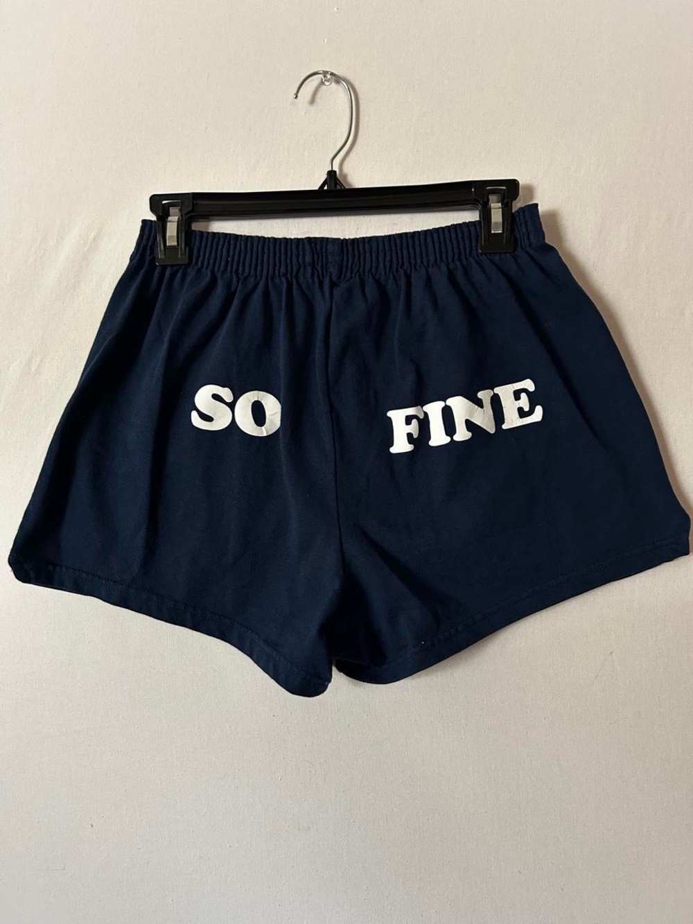 “So Fine “navy cotton shorts - Picture 4 of 6